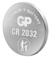 GP Knopfzelle CR2032 Lithium 3,0 V, 1 St.