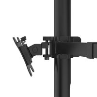 hama Monitor-Halterung FULLMOTION 00118495 schwarz für 3 Monitore, Tischklemme