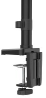 hama Monitor-Halterung FULLMOTION 00118498 schwarz für 2 Monitore, Tischklemme