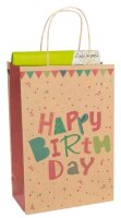 Idena Geschenktüte Geburstag Motiv 18,0 x 27,0 cm, 1...