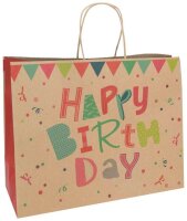 Idena Geschenktüte Geburstag Motiv 12,0 x 26,0 cm, 1...