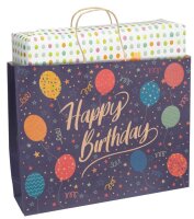 Idena Geschenktüte Geburtstag Motiv 33,0 x 26,0 cm,...