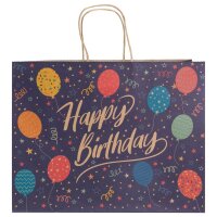 Idena Geschenktüte Geburtstag Motiv 33,0 x 26,0 cm, 1 St.