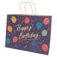 Idena Geschenktüte Geburtstag Motiv 33,0 x 26,0 cm, 1 St.