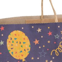 Idena Geschenktüte Geburtstag Motiv 33,0 x 26,0 cm, 1 St.