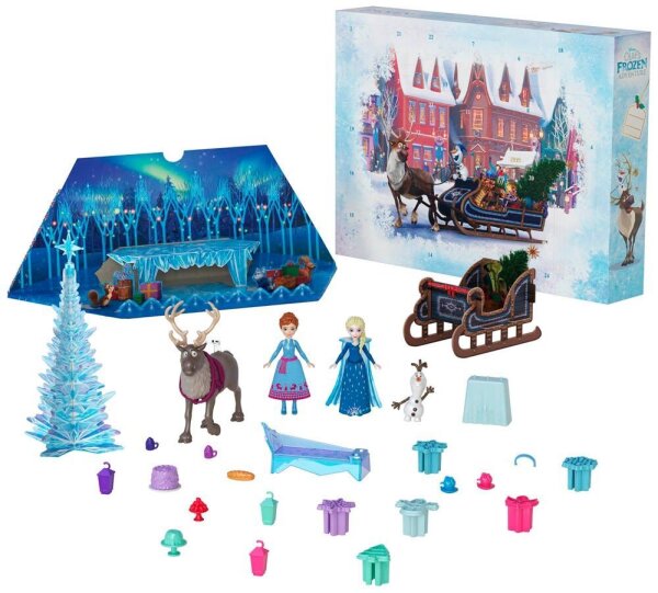Mattel GAMES Adventskalender Disney Frozen mehrfarbig