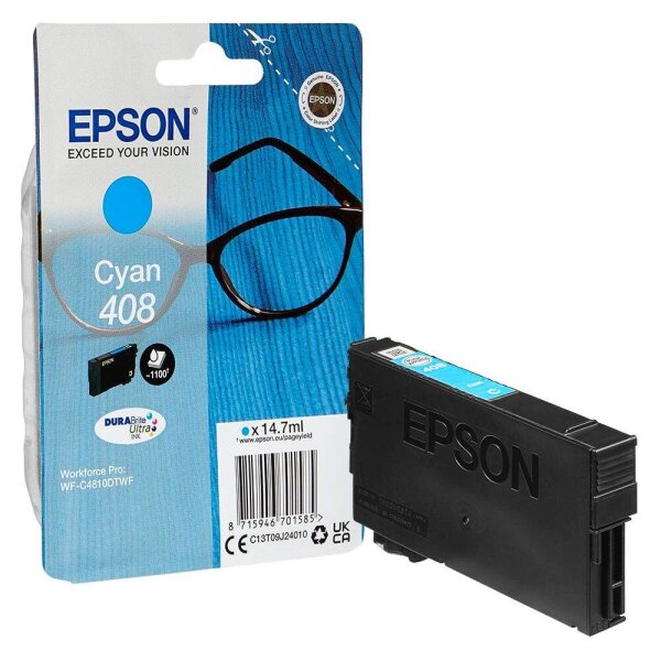 EPSON 408/T09J2 (Brille) cyan Druckerpatrone