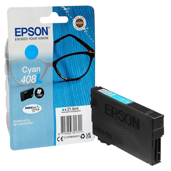 EPSON 408L/T09K2 (Brille) cyan Druckerpatrone