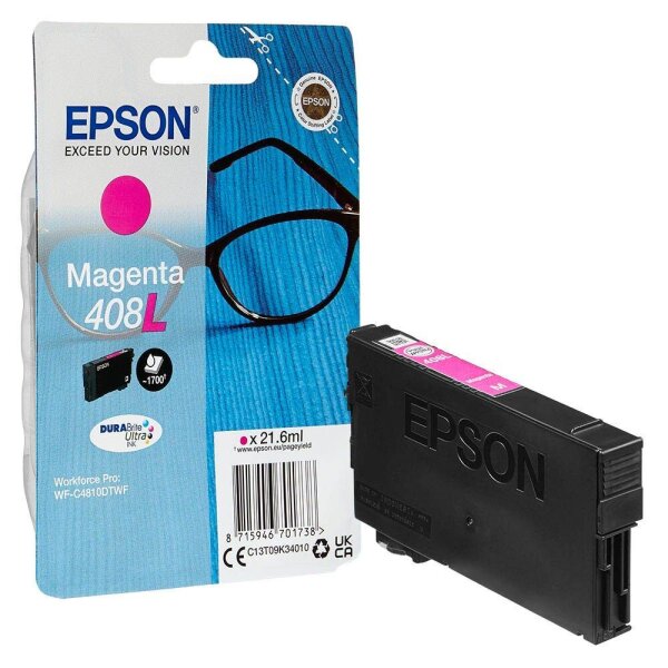 EPSON 408L/T09K3 (Brille) magenta Druckerpatrone