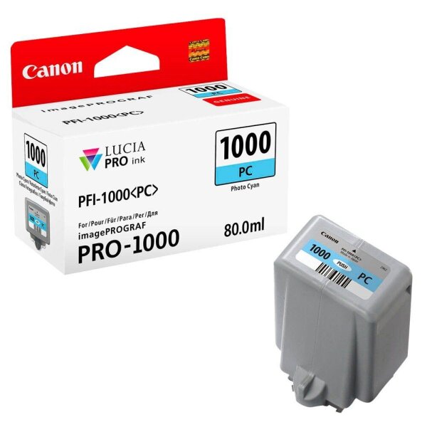 Canon PFI-1000 PC Foto cyan Druckerpatrone