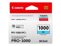 Canon PFI-1000 PC Foto cyan Druckerpatrone
