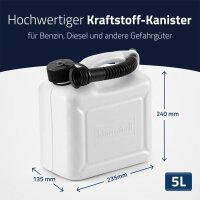 hünersdorff Benzinkanister 5,0 l, 1 St.