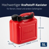 hünersdorff Benzinkanister 5,0 l, 1 St.