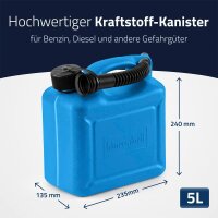 hünersdorff Benzinkanister 5,0 l, 1 St.
