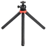 hama Traveller Pro Kamera-Stativ schwarz, rot max. Arbeitshöhe 23,0 cm