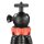 hama Traveller Pro Kamera-Stativ schwarz, rot max. Arbeitshöhe 23,0 cm