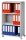 PAPERFLOW Mobil Bürowagen grau 4 Ebenen 65,1 x 33,0 x 124,6 cm