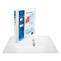Exacompta Kreacover Ringbuch 2-Ringe weiß 4,7 cm...