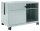 BISLEY Note™ Caddy Rollcontainer silber 2 Auszüge 80,0 x 49,0 x 56,3 cm