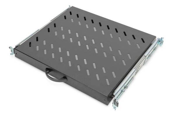 DIGITUS DN-19 TRAY-2-600-SW Fachboden schwarz 48,5 x 36,8 cm, 1 St.