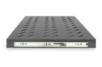 DIGITUS DN-19 TRAY-2-600-SW Fachboden schwarz 48,5 x 36,8...