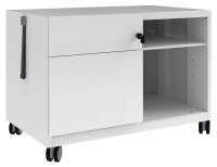BISLEY Note™ Caddy Rollcontainer verkehrsweiß...