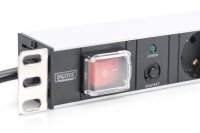 DIGITUS DN-95403 7-fach Steckdosenleiste für Serverschrank 2,0 m schwarz