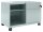 BISLEY Note™ Caddy Rollcontainer silber 2 Auszüge 80,0 x 49,0 x 56,3 cm