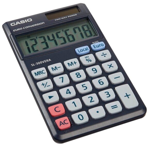 CASIO SL-300VERA Taschenrechner dunkelblau