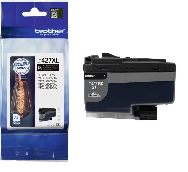 brother LC-427XLBK schwarz Druckerpatrone