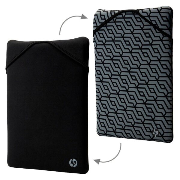 HP Laptophülle wendbar Kunstfaser grau bis 35,8 cm (14,1 Zoll)