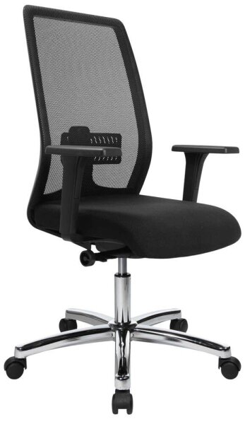 Topstar Bürostuhl EURO STAR 200 Deluxe, EU29OG200 Stoff schwarz, Gestell chrom
