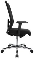 Topstar Bürostuhl EURO STAR 200 Deluxe, EU29OG200 Stoff schwarz, Gestell chrom