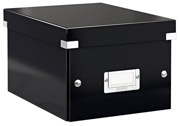 LEITZ Click & Store Aufbewahrungsbox 7,4 l schwarz 21,6 x 28,2 x 16,0 cm, 1 St.