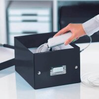 LEITZ Click & Store Aufbewahrungsbox 7,4 l schwarz 21,6 x 28,2 x 16,0 cm, 1 St.