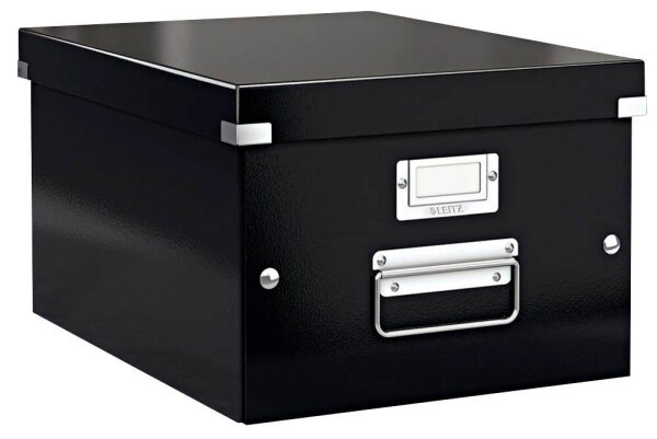 LEITZ Click & Store Aufbewahrungsbox 16,7 l schwarz 28,1 x 36,9 x 20,0 cm, 1 St.