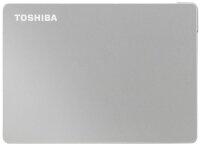 TOSHIBA Canvio Flex (für Windows und Mac) 2 TB externe HDD-Festplatte silber