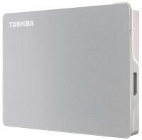 TOSHIBA Canvio Flex (für Windows und Mac) 2 TB externe HDD-Festplatte silber