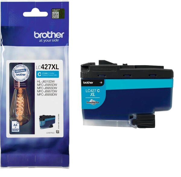 brother LC-427XLC cyan Druckerpatrone