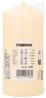 STARPAK Kerze creme, 1 St.