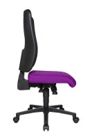 Topstar Bürostuhl Open X (N), OX1000 G030 Stoff lila, Gestell schwarz