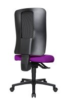 Topstar Bürostuhl Open X (N), OX1000 G030 Stoff lila, Gestell schwarz