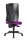 Topstar Bürostuhl Open X (N), OX1000 G030 Stoff lila, Gestell schwarz