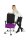 Topstar Bürostuhl Open X (N), OX1000 G030 Stoff lila, Gestell schwarz