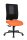 Topstar Bürostuhl Open X (N), OX1000 G040 Stoff orange, Gestell schwarz