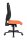 Topstar Bürostuhl Open X (N), OX1000 G040 Stoff orange, Gestell schwarz