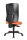 Topstar Bürostuhl Open X (N), OX1000 G040 Stoff orange, Gestell schwarz