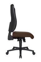 Topstar Bürostuhl Open X (N), OX1000 G080 Stoff braun, Gestell schwarz