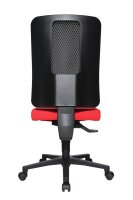 Topstar Bürostuhl Open X (N), OX1000 G210 Stoff rot, Gestell schwarz