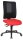Topstar Bürostuhl Open X (N), OX1000 G210 Stoff rot, Gestell schwarz